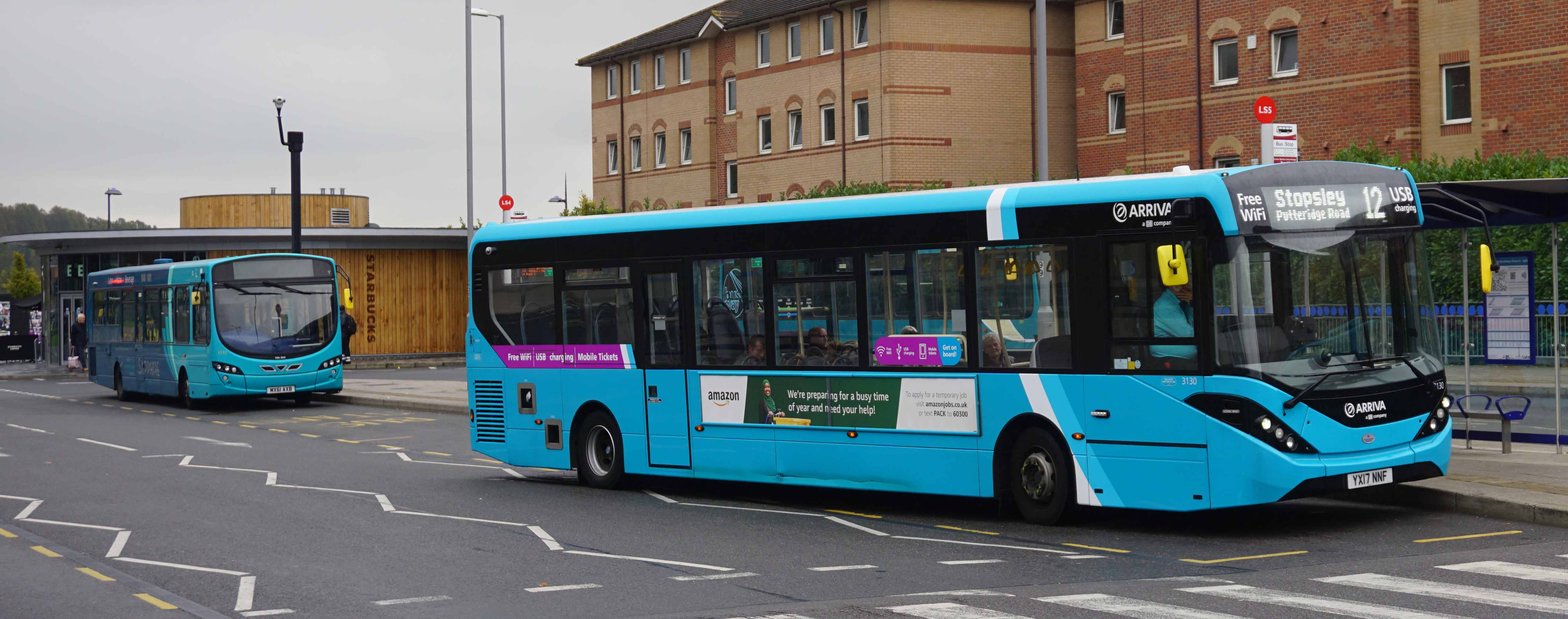 Arriva Shires ADL Enviro200MMC 3130 VDL SB200 Wright 3792